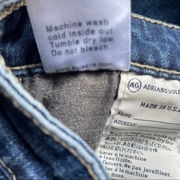 AG Adriano Goldschmied The Stilt Cigarette Leg Jean Medium Wash Women’s Size 26 - Picture 8 of 10